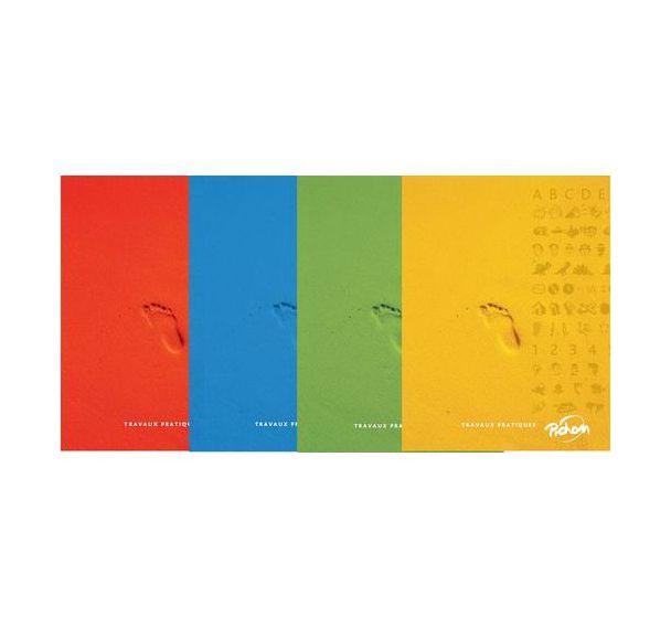 Cahier travaux pratiques 17x22 cm piqûre 64 pages