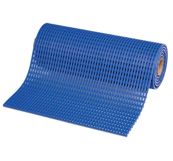 Caillebotis PVC antibactérien Akwadek L 122 - Bleu - Notrax