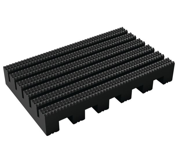 Caillebotis antidérapant maille serrée Firmagrip PVC recyclé - Plastex