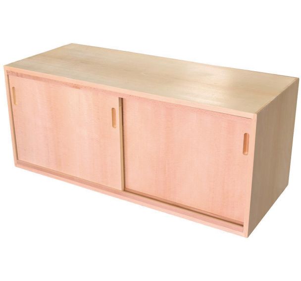 Caisson 2 portes coulissantes établi bois - Etablis Francois
