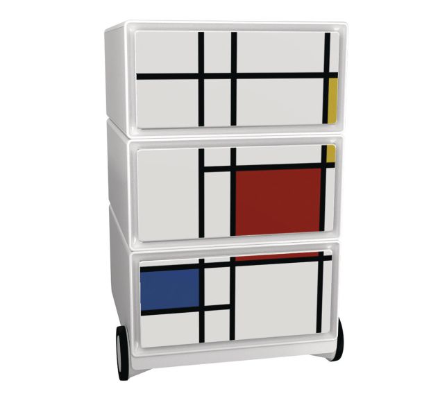 Caisson Easy Office Décor 3 tiroirs rangement - Meet By Paperflow