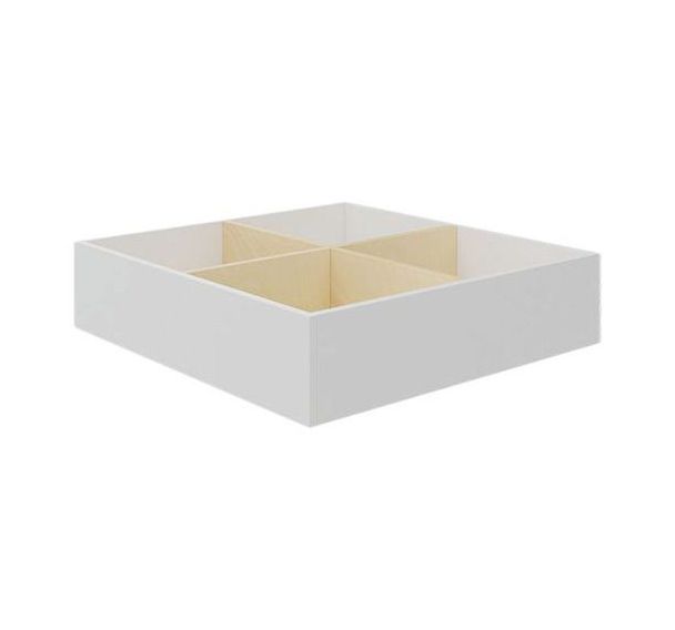 Caisson boîte de rangement blanche