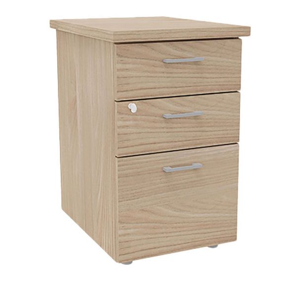 Caisson hauteur bureau IDEA bois profondeur 80 cm - Quadrifoglio