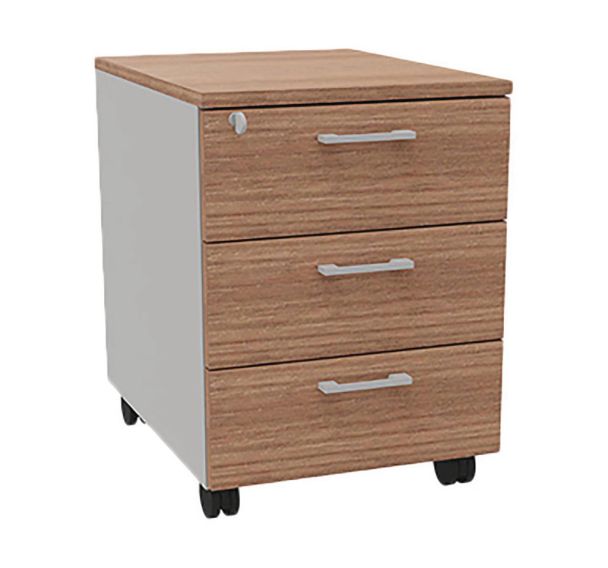Caisson mobile IDEA bois 3 tiroirs - Quadrifoglio