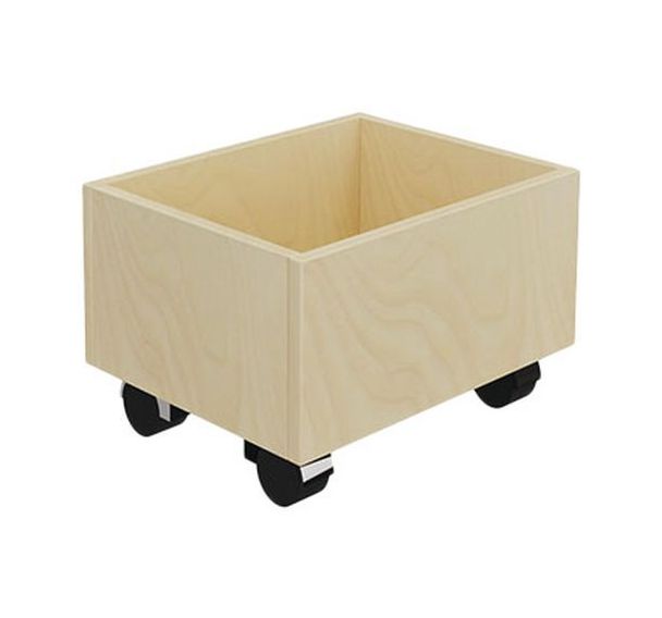 Caisson rectangulaire sur roulettes SENZ’ANGOLI 36x28x23 H.