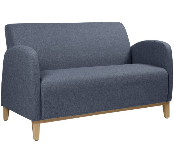 Canapé 2 places Marsan pied hêtre tissu polyester - GGI