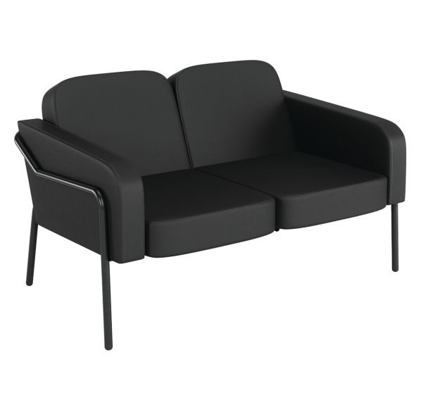 Canapé 2 places Medso ''rond'' taille L enduit PVC - Meet By Paperflow