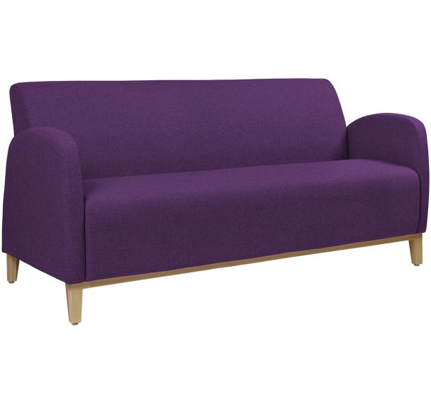 Canapé 3 places Marsan pied hêtre tissu polyester - GGI