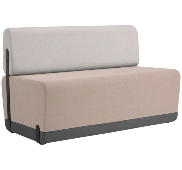 Canapé rectangle Kalin-R dossier - Mirplay School