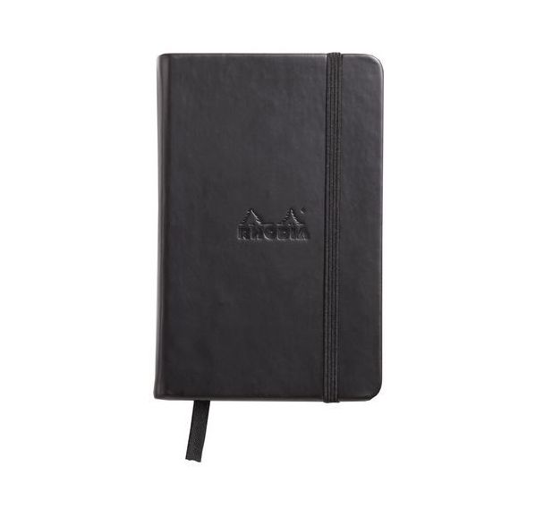 Carnet avec élastique uni 9 x 14 cm - Rhodia