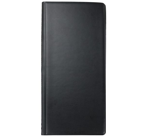 Carnet pour 96 cartes de visite Noir