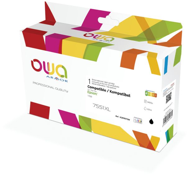 Cartouche d'encre remanufacturée Epson T755 - Owa