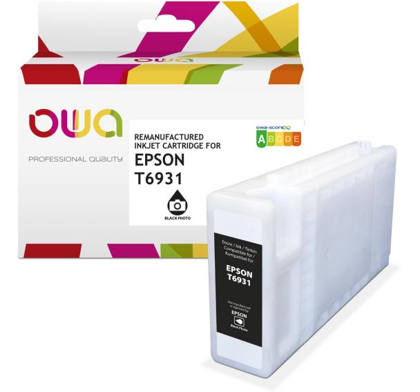 Cartouche d'encre traceur remanufacturée Epson T693 - OWA