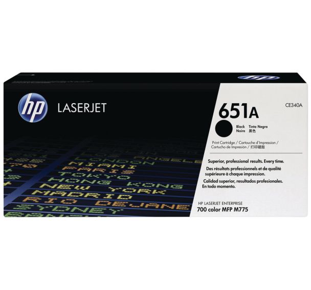 Toner Noir 13500 pages 651A - HP
