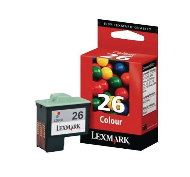 Cartouche jet d'encre 26 C/M/Y - Lexmark