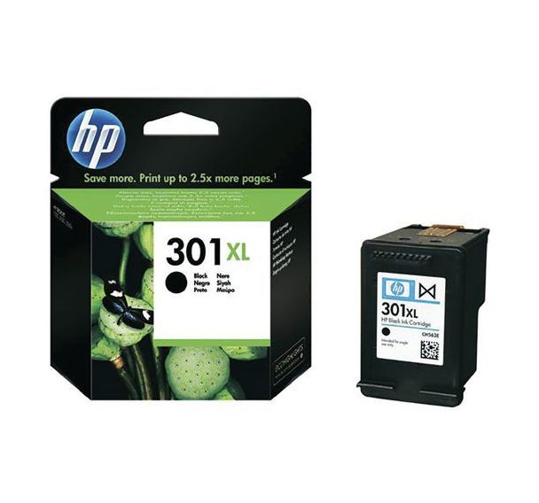 Cartouche jet d'encre Haute capacité 301XL Noir - HP