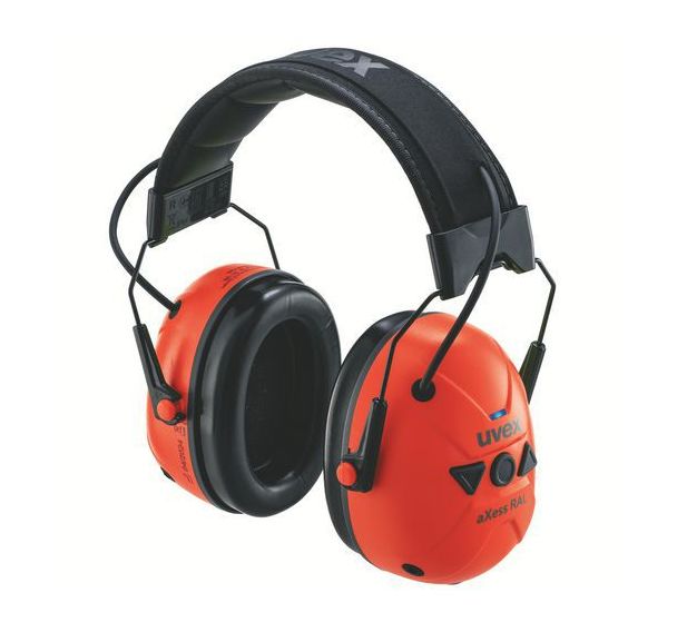 Casque antibruit avec écoute active SNR 31 - Uvex axess RAL