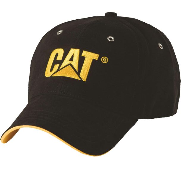 Casquette CAT taille unique Polyester NOIR