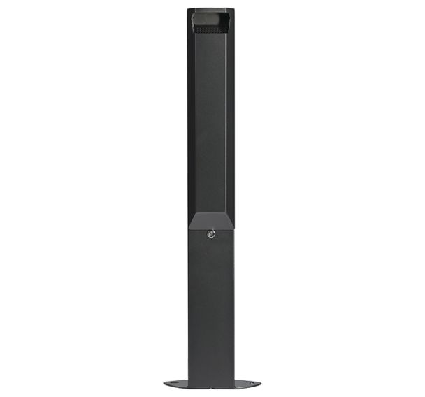 Cendrier 3l /pied Arkéa Extrême avec serrure gris manganèse-Rossignol Pro