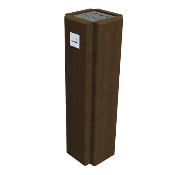 Cendrier Canopée 3 L plastique recyclé - Espace Urbain