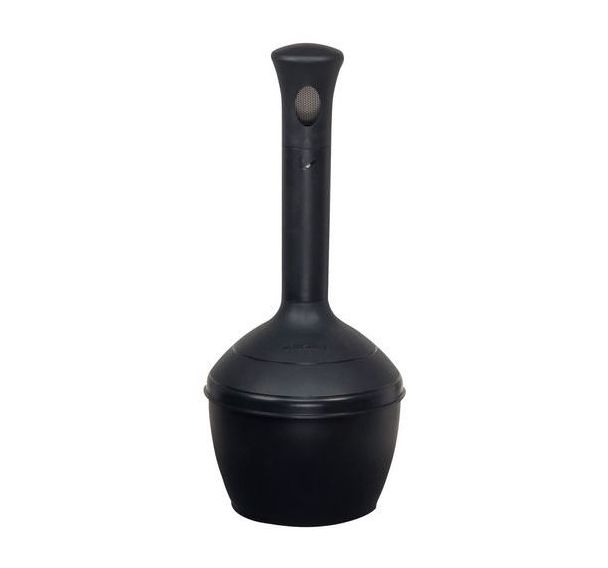 Cendrier Elite TM 15 L sur pied - noir
