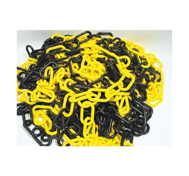 Chaîne plastique - Jaune et noir - Taliaplast