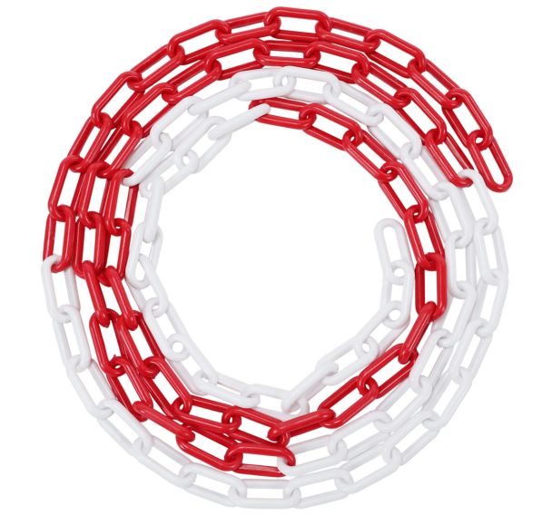 Chaîne plastique éco en sac - Rouge/Blanc