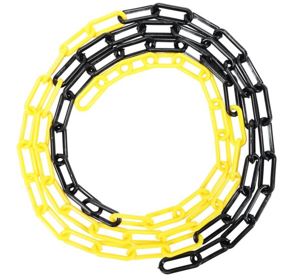 Chaîne plastique en sac - Noir/jaune