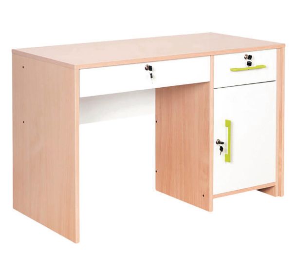 Chaire professeur 2 tiroirs 1 porte