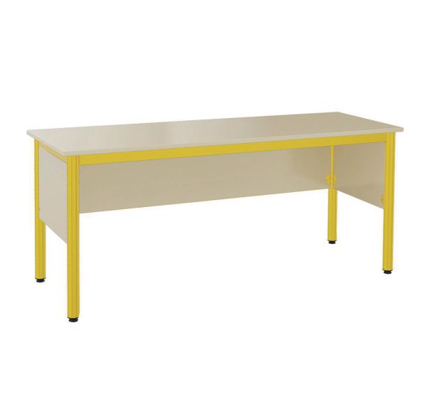 Chaire prof Nova 160 x 64 cm mélaminé coquille d oeuf - Mobidecor