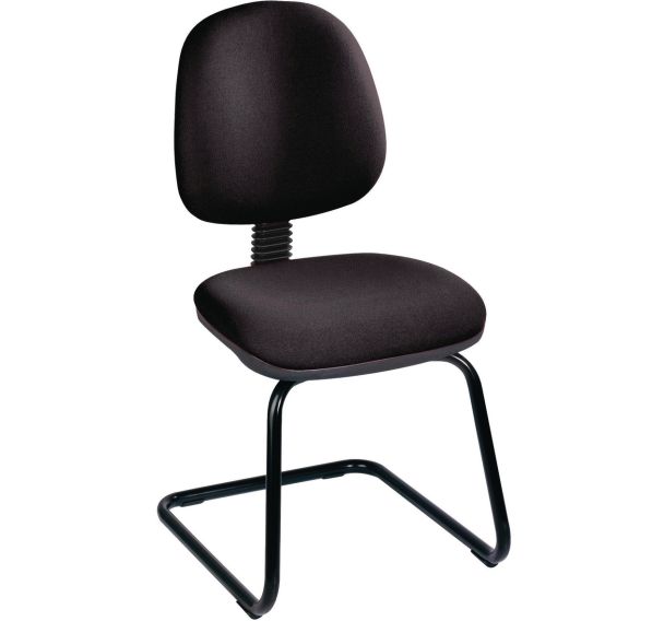 Chaise Ace assise Noir pied Noir