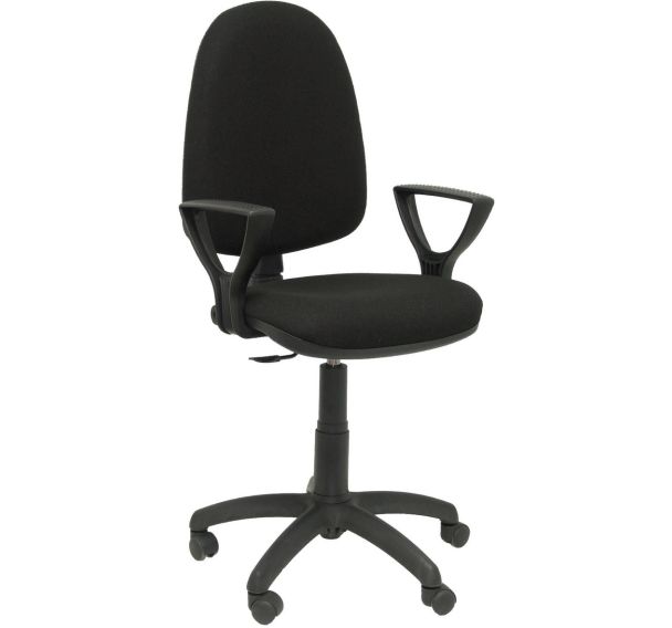 Chaise Ayna avec roulettes auto-freinantes - noir