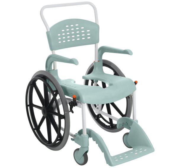Chaise Clean grandes roues vert lagon