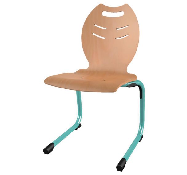 Chaise Galla AST coque Anory bois naturel ou teinté - Mobidecor