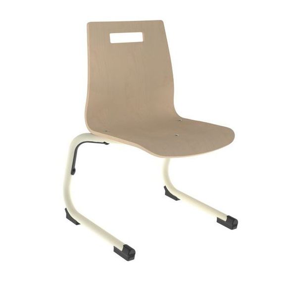 Chaise Gipsy II AST coque Classique bois naturel ou teinté - Mobidecor