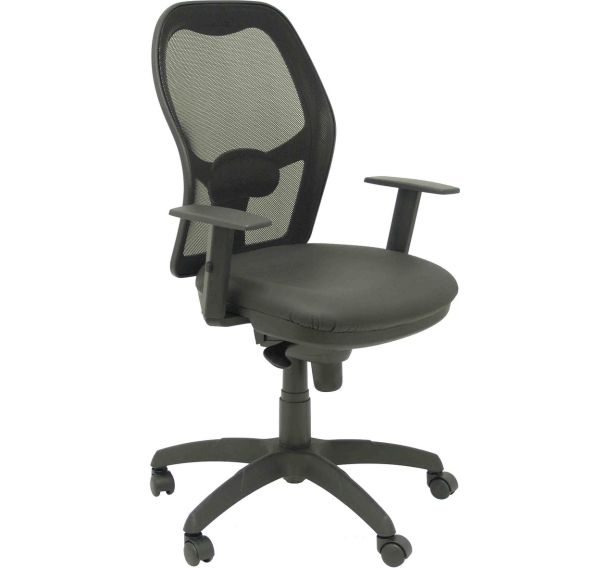 Chaise Jorquera similicuir - noir