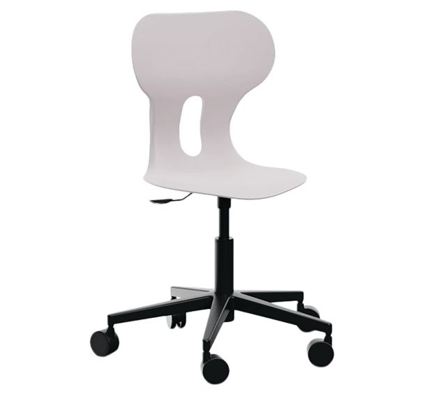 Chaise Lia Lift pivotante sur roulettes vérin gaz Mirplay School