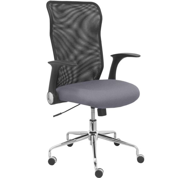 Chaise Minaya accoudoirs réglables - gris