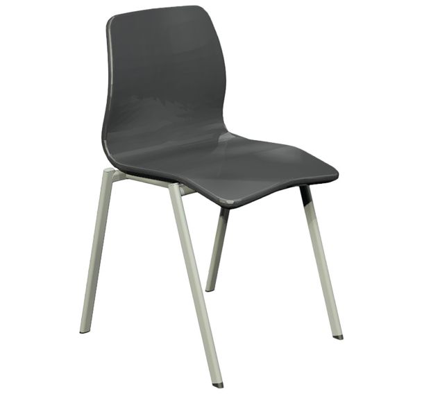 Chaise Opti+ Sit époxy noir gris assise taille 6 - Vanerum