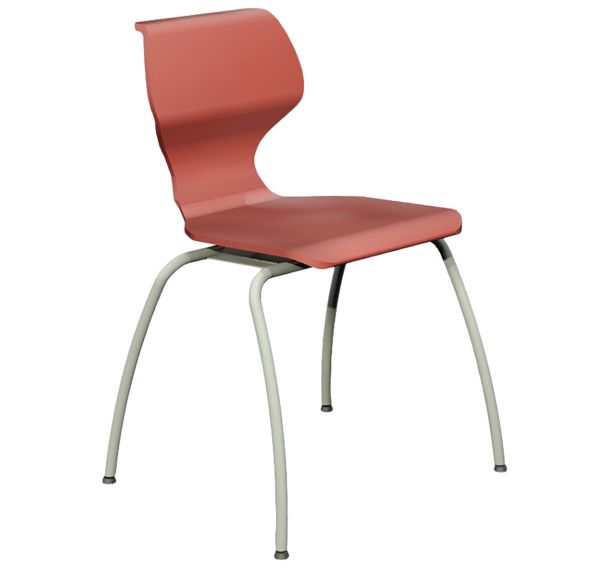 Chaise Solifiber SIT époxy gris alu assise taille 6 - Vanerum