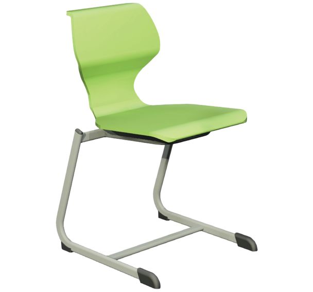 Chaise Solifiber Swing Basic époxy gris alu taille 6 - Vanerum