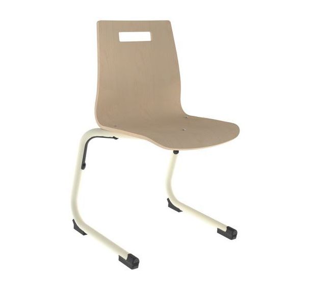 Chaise Sweet II AST coque Classique bois naturel ou teinté - Mobidecor