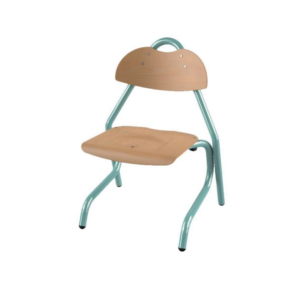 Chaise Tempo AST coque bois naturel - Mobidecor