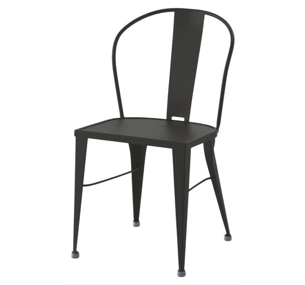 Chaise Turia acier 4 pieds - Jayso