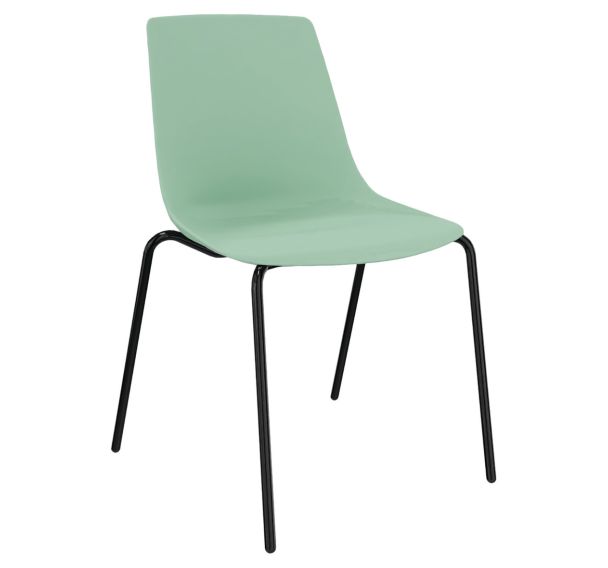 Chaise coque Ara pied métal - Buronomic