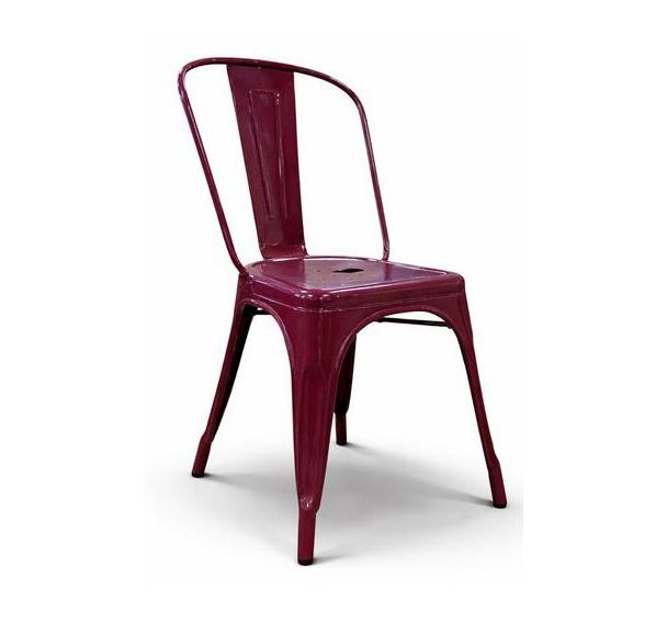 Chaise d'accueil reconditionnée - Empilable - Tolix