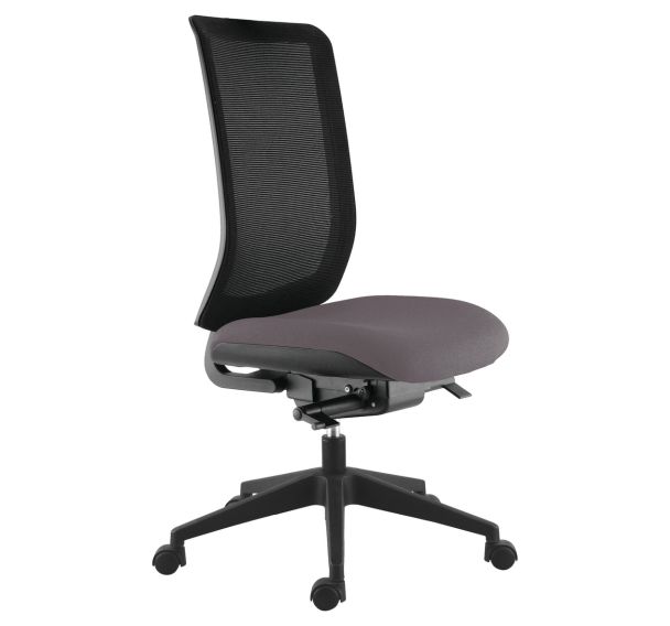 Chaise bureau Max dossier résille noire - Sokoa