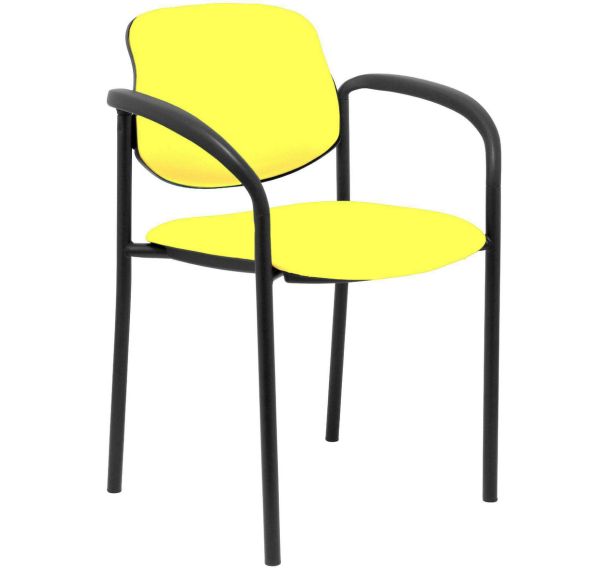 Chaise de réunion Villalgordo similicuir accoudoir - Piqueras y crespo