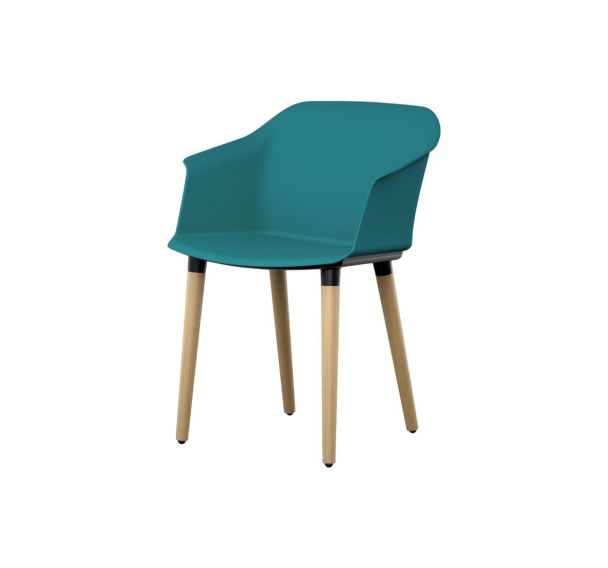 Chaise multiusage avec pieds bois Scott - Eol