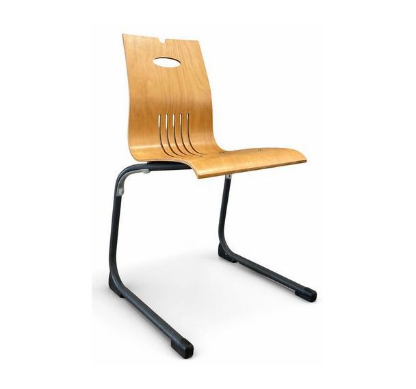 Chaise reconditionnée - Empilable - Coque en Bois